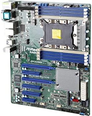 ASROCK RACK EPC621D8A SOCKETO ÚNICO P LGA 3647/ DDR4/ SATA3 & USB3.1/ M.2/ V & A & 4GBE/ ATX servidor MotherBoard