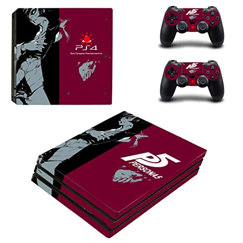 Jogo personanxy 5 ren amamiya ann takamaki ryuji sakamoto ps4 ou skin skin skin para playstation 4 ou 5 console e 2 controladores