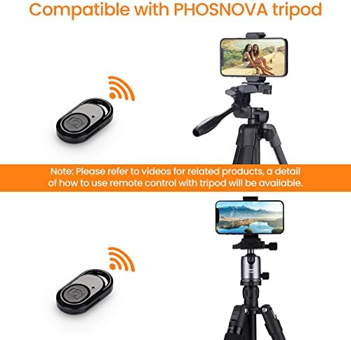 Phosnova 62 Câmera tripé + controle remoto do tripé