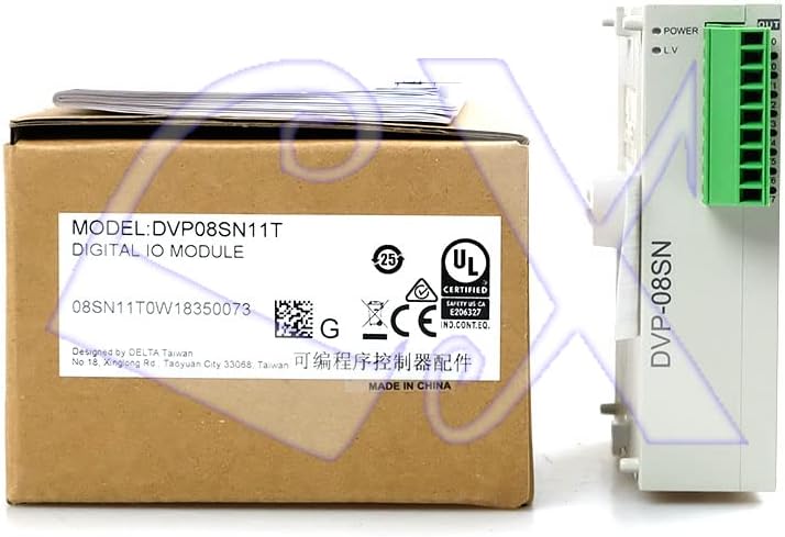 Davitu Motor Controller - Delta Original Full Plc Programmable Controller DVP08SN11T Transistor OUPUT 8DO na caixa