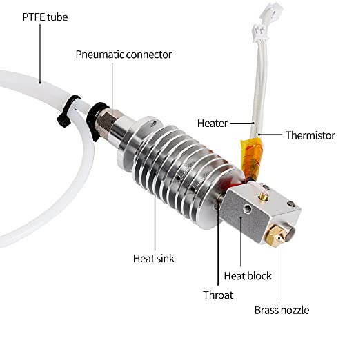 Upgrade de impressora 3D UCREATE V5 HOTEND 24V 40W para qualquer substituição da impressora cofir