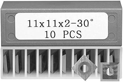 A substituição de reposição de tungstênio quadrada de 11 mm insere facas 11x11x2.0mm com parafusos M4x9 Substituição