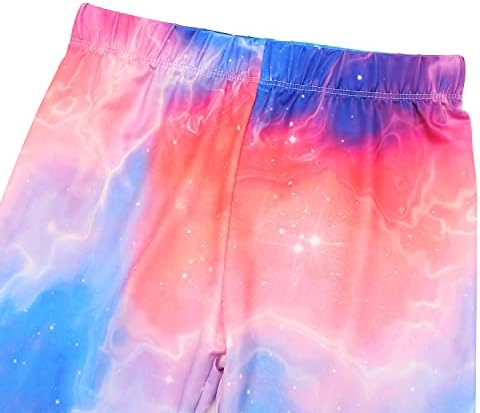 Jeskids Girls Printa Leggings Casual Yoga calça calças de calça para crianças em 4 a 13 anos