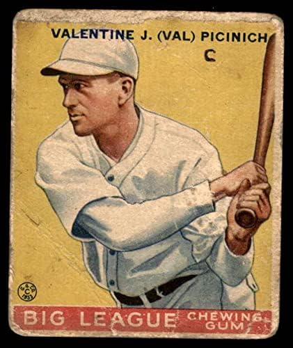1933 Goudey 118 Val Picinich Brooklyn Dodgers Poor Dodgers