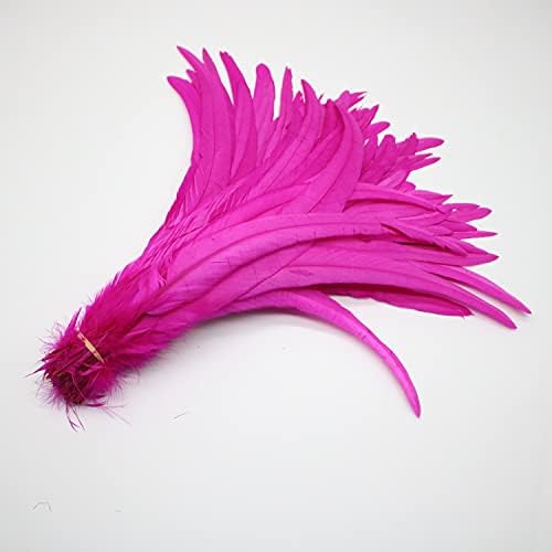 Pumcraft Feather for Craft 100pcs 30-35cm Fedas de cauda de galo natural para artesanato Casamento DIY DIY ACESSÓRIOS