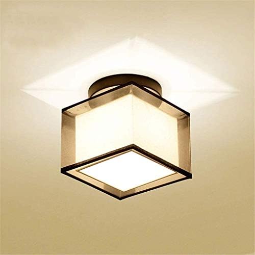 Lâmpada de teto minimalista do ZSEDP, lâmpada criativa de teto de ferro, lâmpada de economia de energia de alumínio para o quarto
