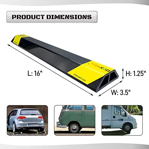 HOXWELL para estacionamento pesado auxiliar para garagem, gadgets de estacionamento de 16 protege paredes de carro e garagem, rolha
