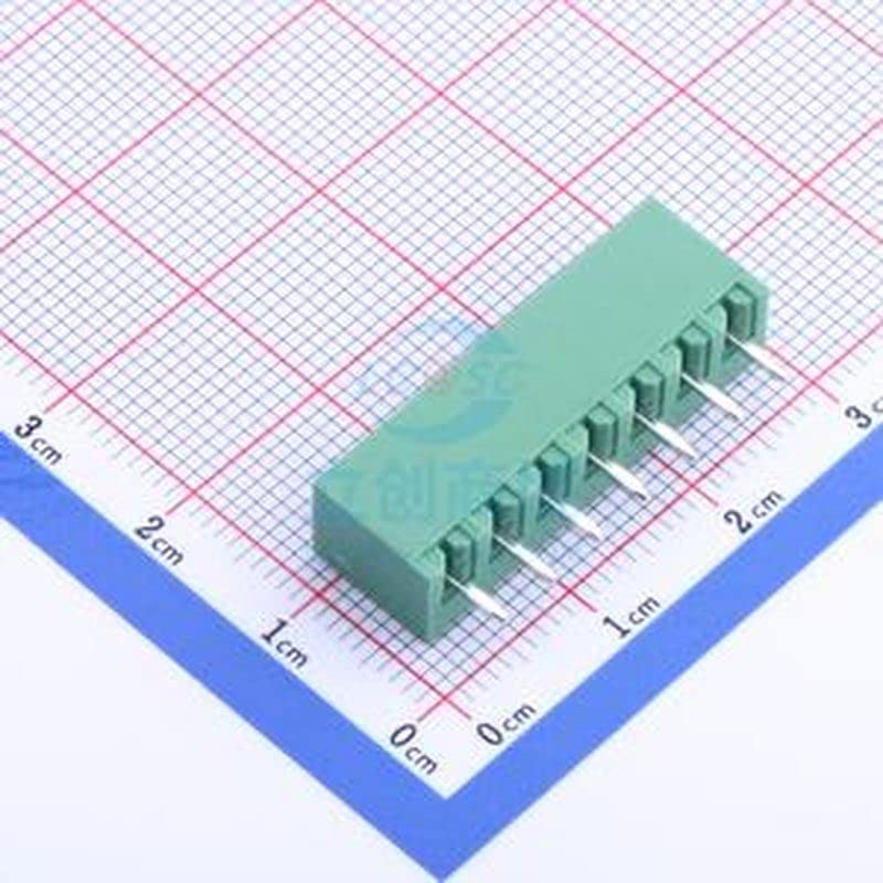 PCs 3,81mm Número de linhas: 1 número de pinos por linha: 7 terminais de plug-in retos Pin