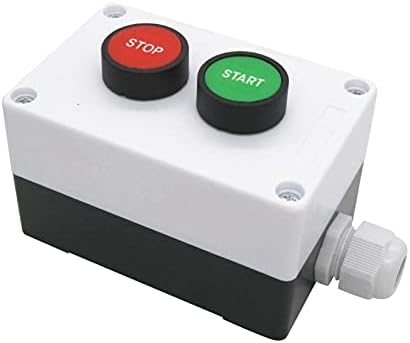 Ndjqy AC 660V 10A Momentário Start/Stop Red Green Sign No NC Push Buttern Station