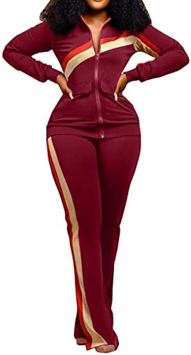 Duowei Women Ski Ski Set Clothes Sports Fashion Fashion Two Pants Pocket Pocket tracksuits Feminino Tintas femininas