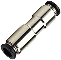 Brass e Push Push Push Push para conectar a válvula de retenção em linha de retenção união reta Liberação rápida Pneumática