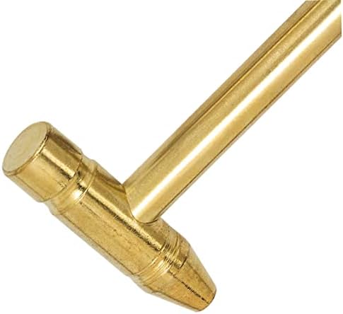 Hammer de latão 5 em 1 mini martelo de cobre martelo com chave de fenda Ferramenta de ouro multifuncional, martelo