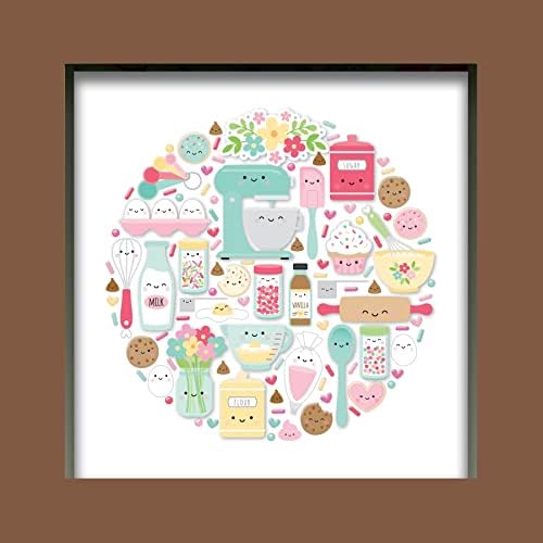 Doodlebug Shadow Box feito com amor