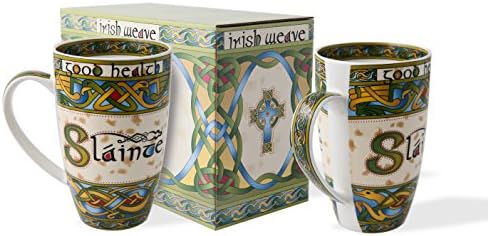 Conjunto de dois da Copa Irlanda Slainte com caixa de presente