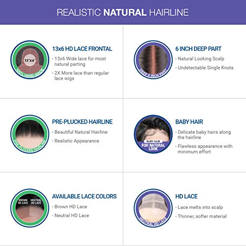 A estilista HD Lace Front Wig Twist Wave Curl 13x6 Deep Transparent Lace Frontal Wigs 27 polegadas Cabelo humano Misture