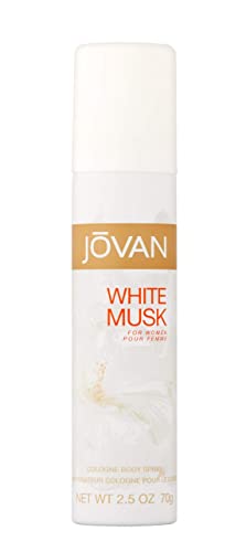 Jovan White Musk de Jovan Eau de Colônia Spray, 3,2 onças