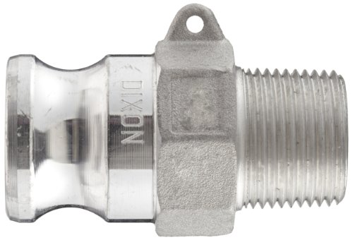 Dixon G75-F-AL A380 Global Type F Cam e Groove Mangument Fitting, 3/4 Plug x 3/4 NPT MACH