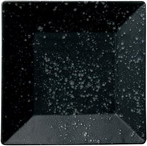 セトモノホンポ Névoa névoa preta 5,1 polegadas Prato quadrado [5,3 x 5,3 x 0,8 polegadas] | Utensílios de mesa japoneses
