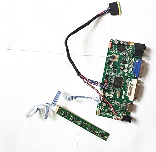 Para LTN156AT14-F01 LTN156AT15-C01/W01 VGA HDMI DVI 13666768 LVDS Painel de laptop de 40 pinos M.NT68676 Kit de placa de exibição