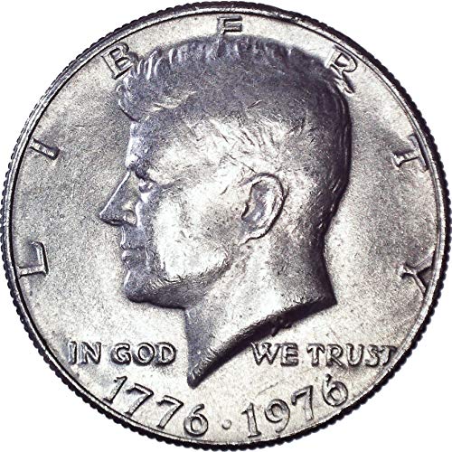 1976 Kennedy Meio dólar 50c sobre não circulado