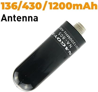 2 pacote NA-805 Universal Walkie Talkie Antena curta VHF/UHF 136/430/200MHz Antena SMA-FEMAL