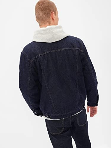 Ícone masculino de gap Jaqueta jeans sherpa