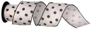 Regency International Polkadot Ribbon, 10 jardas