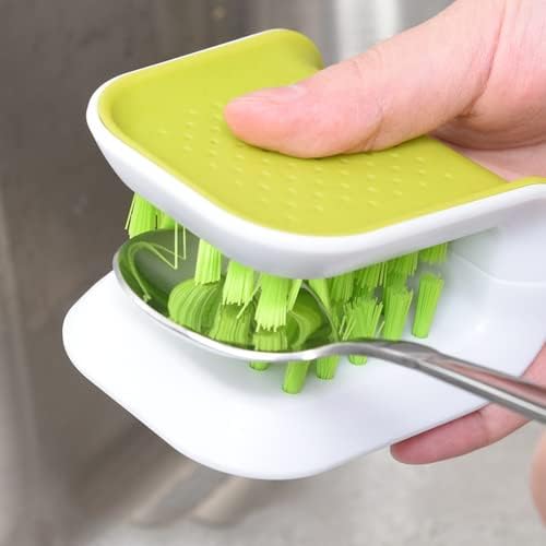 Limpador de talheres de 1set com copos de sucção Limpador de talheres para dentro da ferramenta de cozinha de utensílios de utensílios