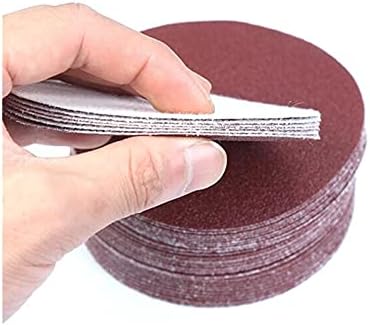 Lixa de polimento de metal de madeira 10 peças de lixa adesiva de 75 mm + M10 80mm de disco de polimento para um grigar
