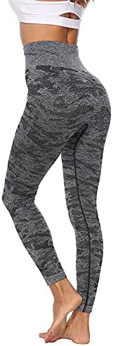 Aldeias de cintura alta feminino Feminino de ioga Feminino Treino de camuflagem Leggings Sports Running Gym calças