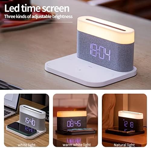 N/A Charger Desktop Clock Night Table Lamp Lamp Multifunction Telefone Headset Ratch Headset Fast Charging