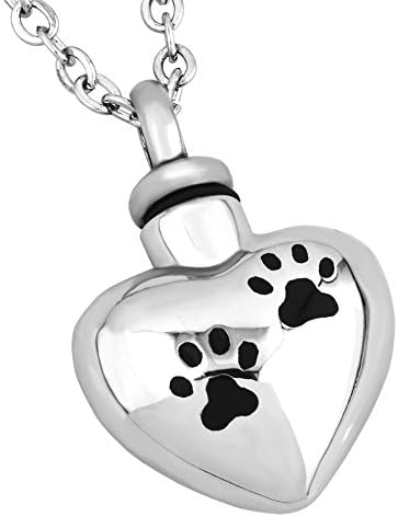 SexyMandala Puppy Dog Cat Paw Pet Print Urna Colar