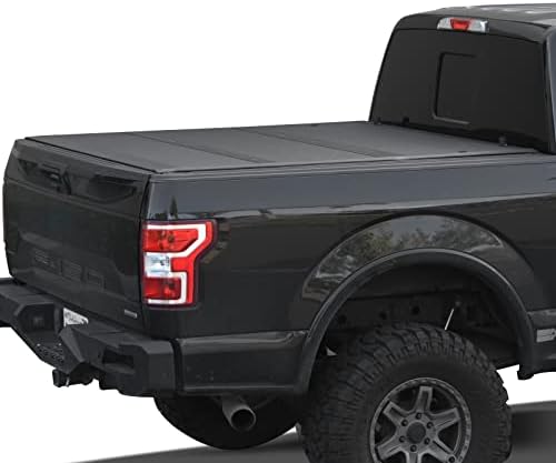 Baixo perfil Tri Hard Tri Fold Aluminium Truck Bed Tonneau Toneau para Chevy Silverado GMC Sierra 1500 14-18 / LD LIMITED