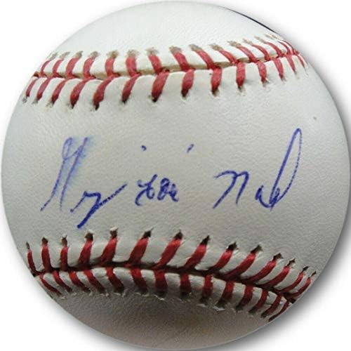 Greg Toe Nash assinado com a MA Major League Baseball MLB PSA - beisebol autografado - beisebol autografado