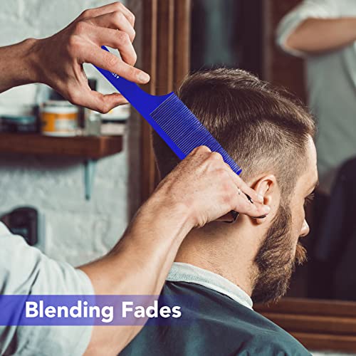 Estilo Gear 400 barbeiro penteado clipper pente de corte pentes de estilo flexível mistura desbotes masculos peixes achatada