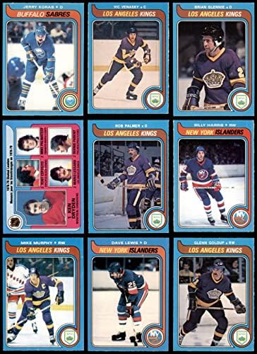 1979-80 O-PEE-Chee Los Angeles Kings perto da equipe set Los Angeles Kings-Hockey Ex/Mt+ Kings-Hockey