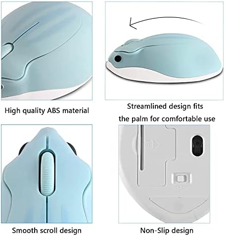 Mouse sem fio desenho animado fofo animal hamstha silenciosa mouse portátil 1200dpi ratos sem fio USB para PC Mac Laptop Computador