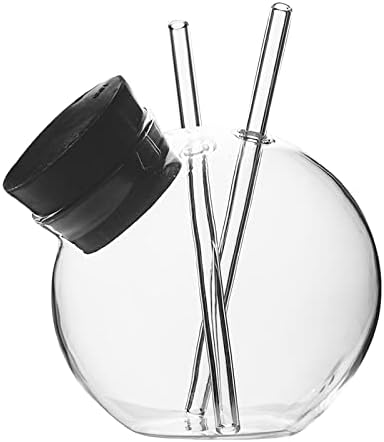 Cocktail Cup Creative Ball Type, copo de copo de copo de copo de copo de copo de copo de coquetel de halloween, palha reutilizável,