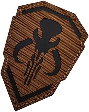 IR Infravermelho de recompensa de recompensa refletiva de manchas Mandalorianas Militar Tactical Moral Patches de emblema