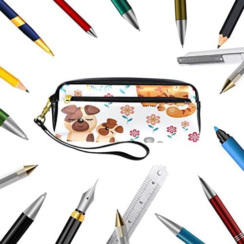 Caixa de lápis Guerotkr, bolsa de lápis, capa de caneta, bolsa de caneta, bolsa de lápis pequena, dia das mães Família animal flor