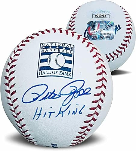 Pete Rose autografou a MLB assinada por HOF Baseball atingiu o rei JSA COA com caso - bolas de beisebol autografadas