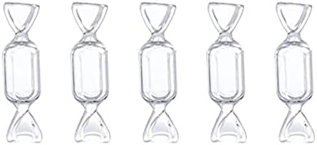 Recipientes de plástico pequenos tdozo com tampas de jóias em forma de doces mini estojo de jóias claras para armazenamento