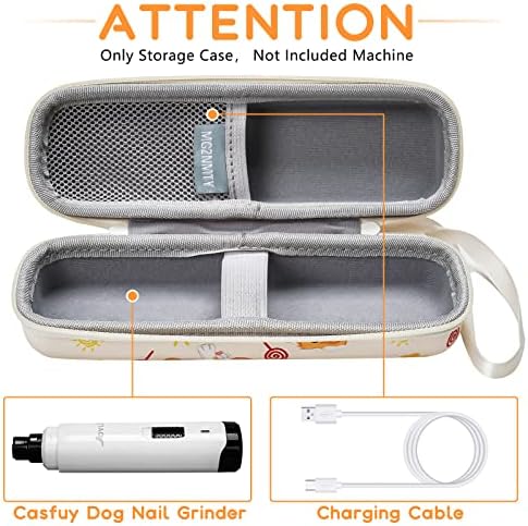 Caixa de armazenamento de protetora rígida de Mgznmty para Casfuy Dog Unhor Atualizado e Atualizado Profissional Pet Dog Unhas