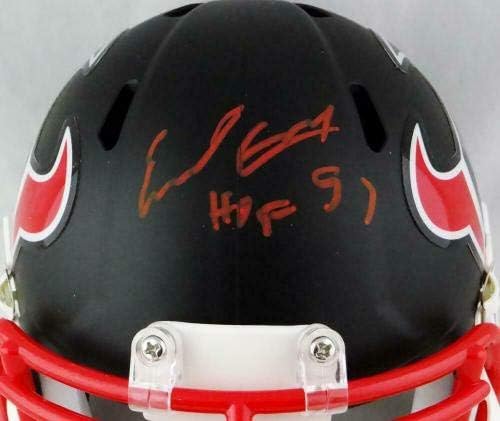 Earl Campbell autografou Texans Flat Black Mini Capace