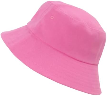 Viewlap Standard Fit Color Cotton Unissex Chapéu de balde 7 colorido Capata do sol da praia Summer Férias de férias