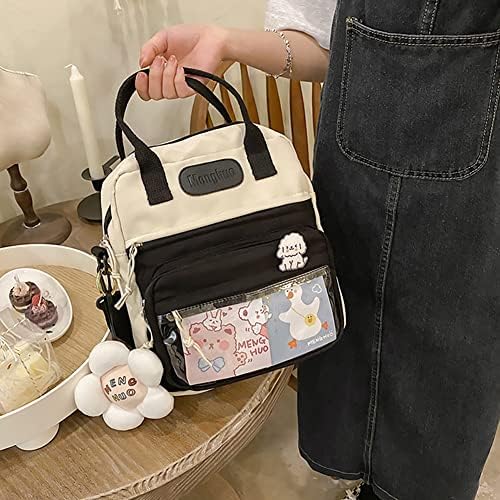 Mini mochilas fofas de Tonecy Kawaii, Anime japonês Kawaii Backpack School Funcional Travel à prova d'água Bolsa de laptop