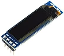 SB Componentes 0,91 polegadas OLED Display Breakout 128x32 IIC I2C Blue OLED LCD Display SSD1306 Módulo DC 3.3V 5V, 0,91 OLED 128X32