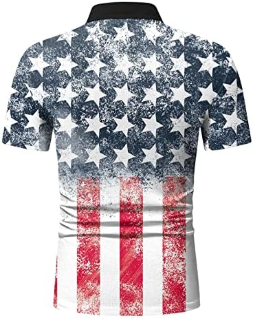 Miashui alta camiseta homens Moda primavera verão casual manga curta bandeira bandeira pesco