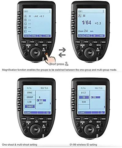 Godox câmera flash gatilho xpro-f para fuji fujifilm remoto sem fio 2,4 GHz 1/8000s HSS TTL-CONVERT-MANUAL MANUAL DE SLIGE