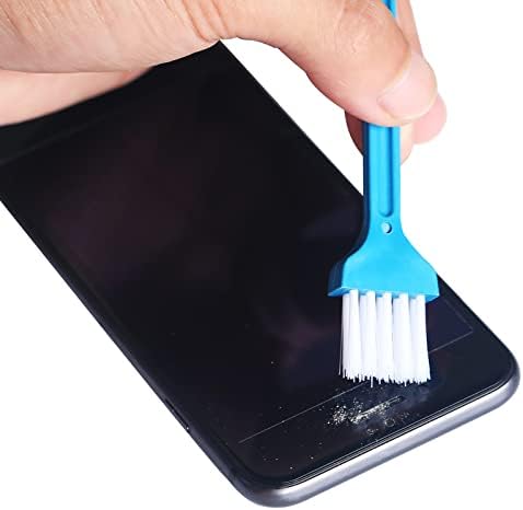 Plugues anti -poeira compatíveis com iPhone 7/8/x/xs/xr/11/12, kit de pincel de limpeza por porta de telefone incluído, escovas